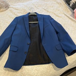 Like new Calvin Klein boys blazer size 10 royal blue